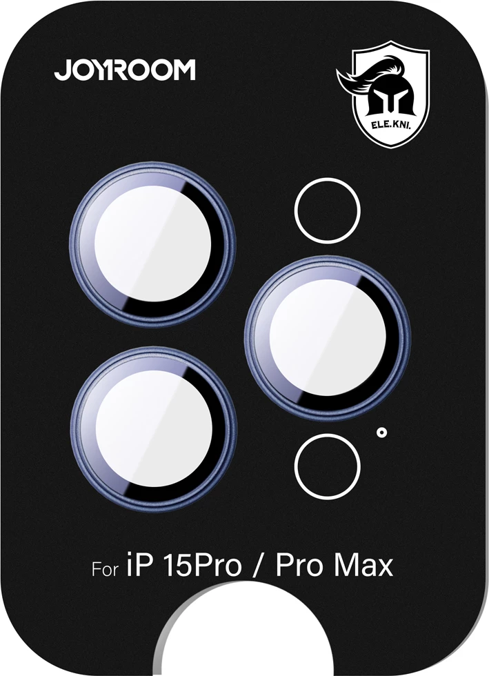 Mbrojtës xhami për kamera Joyroom JR-MFY0254 për iPhone 15 Pro/Pro Max, Kaltër