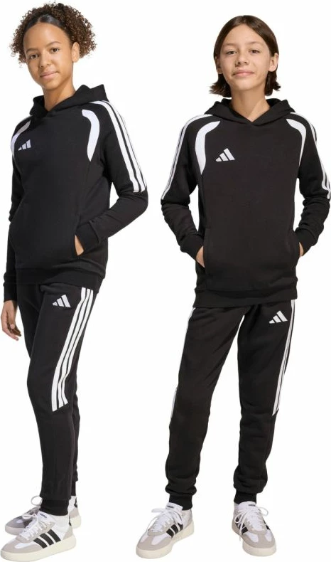 Pantallona sportive për fëmijë adidas Tiro 26 League Sweat JY9674, të zeza