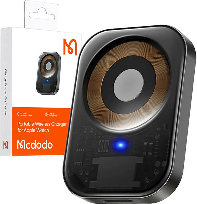 Karikues magnetik Mcdodo CH-2061 për Apple Watch, i zi