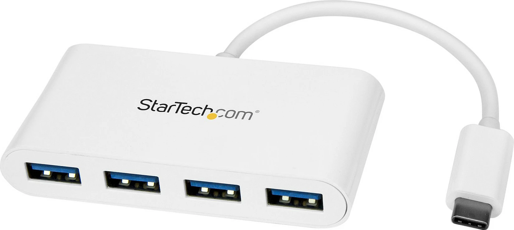 Hub USB-C StarTech HB30C4ABW, 4x USB-A, USB 3.2 Gen 1 5Gbps, i bardhë