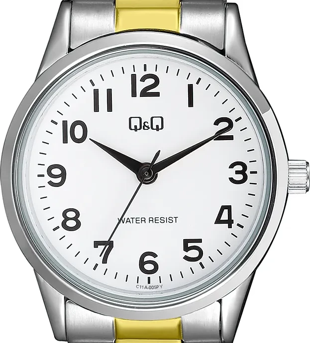 Orë dore Q&Q C11A-005PY, e argjendtë/bardhë
