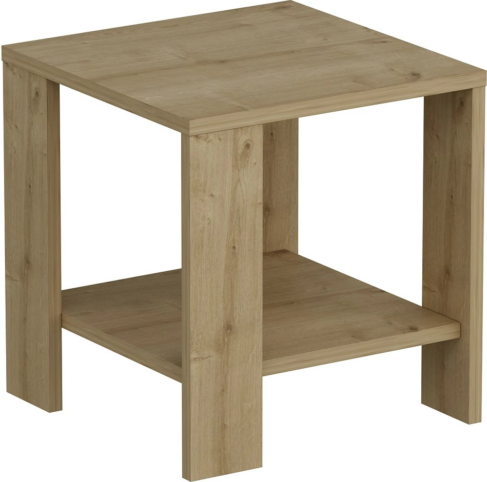 Tavolinë anësore Hanah Home, Midi Yan, ngjyrë Sapphire Oak