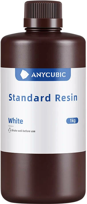 Resin standard AnyCubic SPTWH-104E, 1 kg, Bardhë