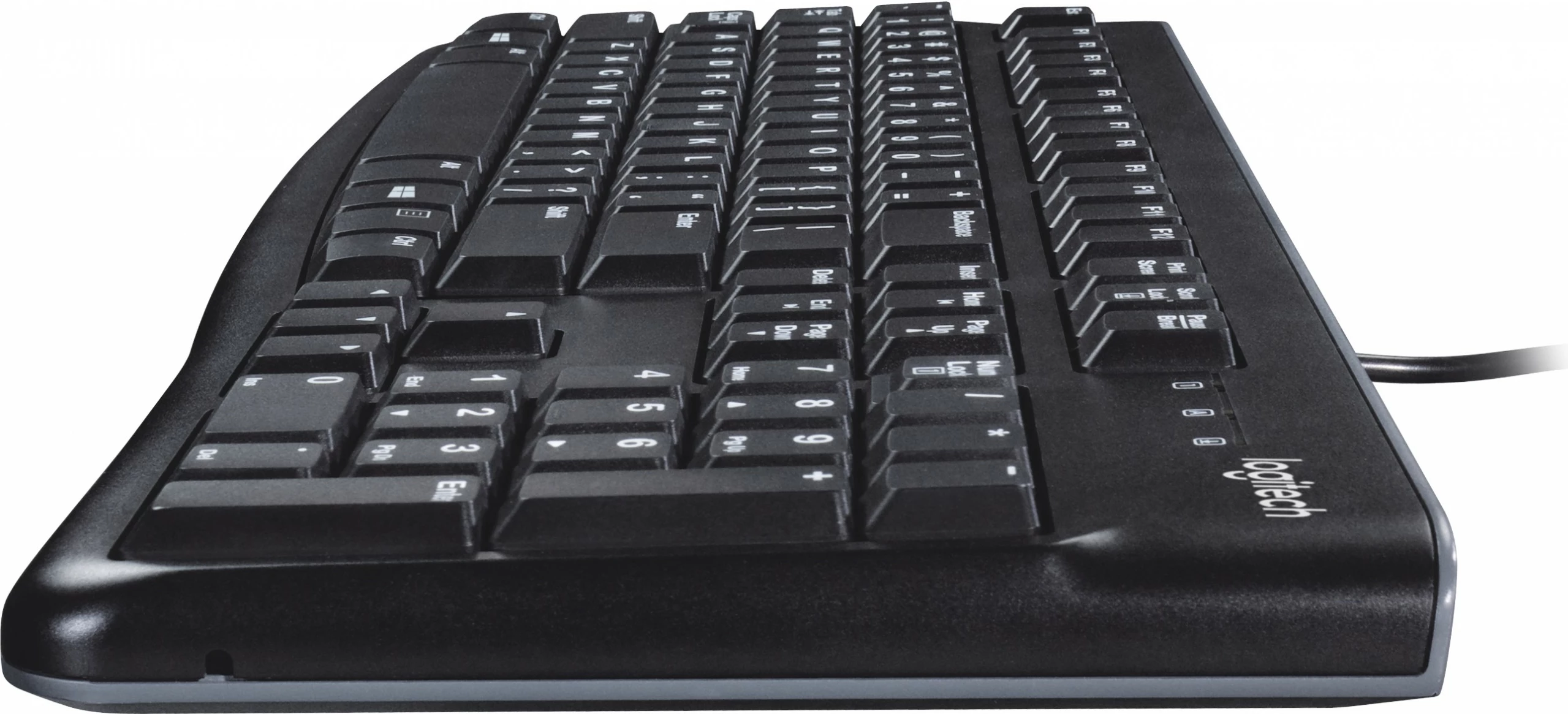 Tastierë Logitech K120, full-size, me kabllo, USB, AZERTY, e zezë
