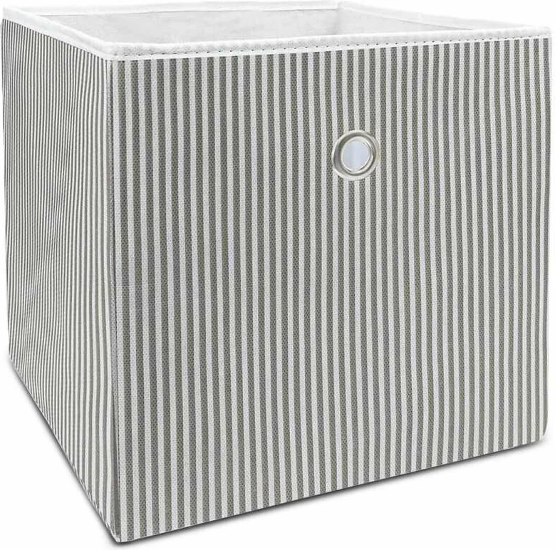 Shportë prej fetli, ngjyrë gri, Evila Originals, 30x30x20cm