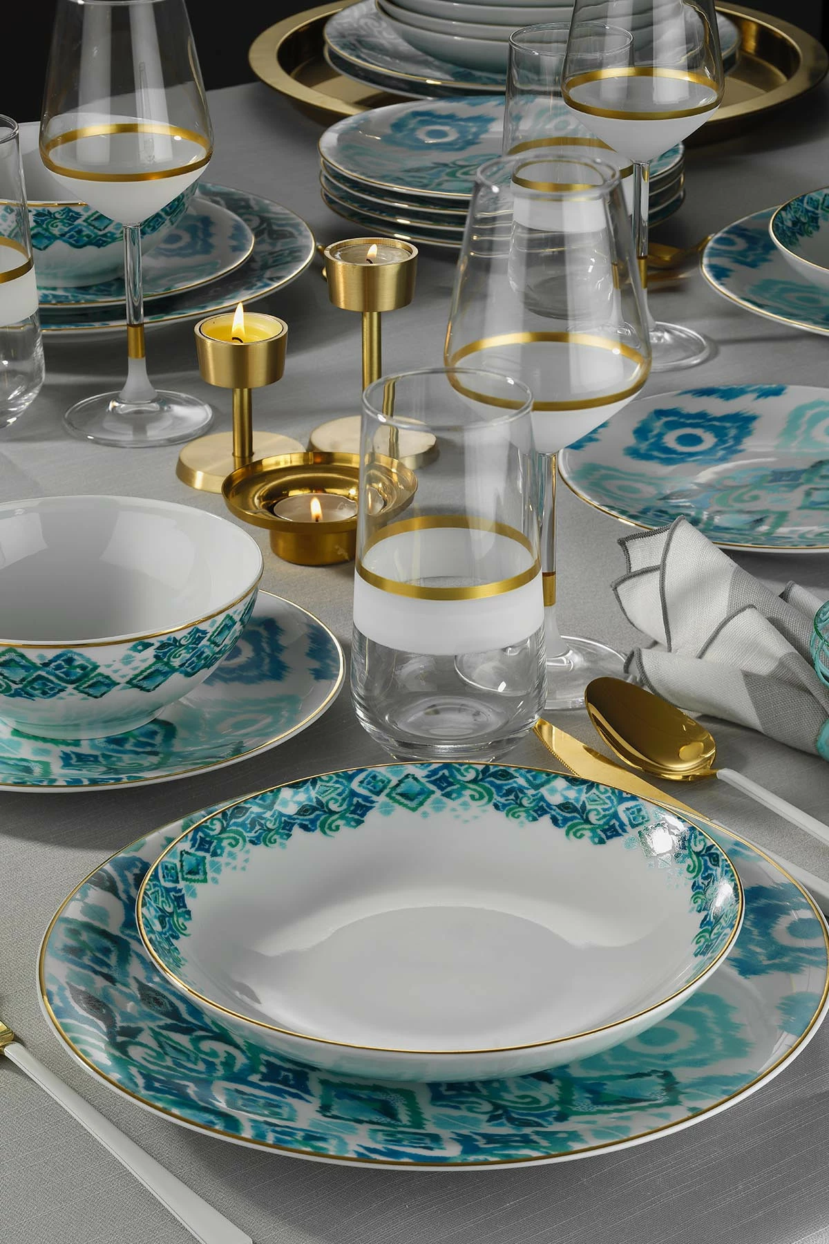 Set enësh për drekë (24 copë), Hermia Concept, ZG24Y243011139