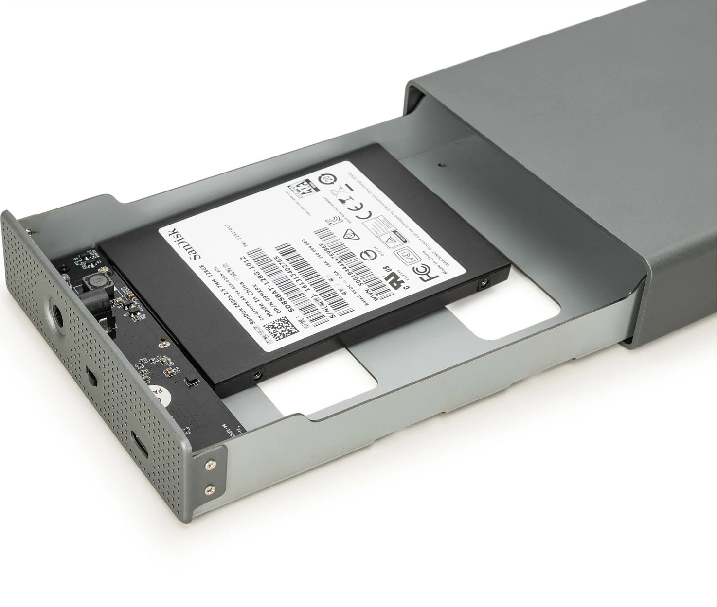 Kasë për HDD/SSD Digitus USB 3.0/3.2 Gen 1, SATA 2.5/3.5, Alumini