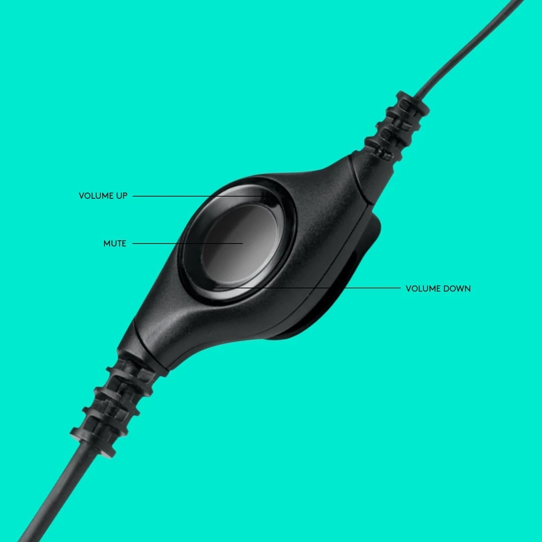 Kufje Logitech H390, të zeza