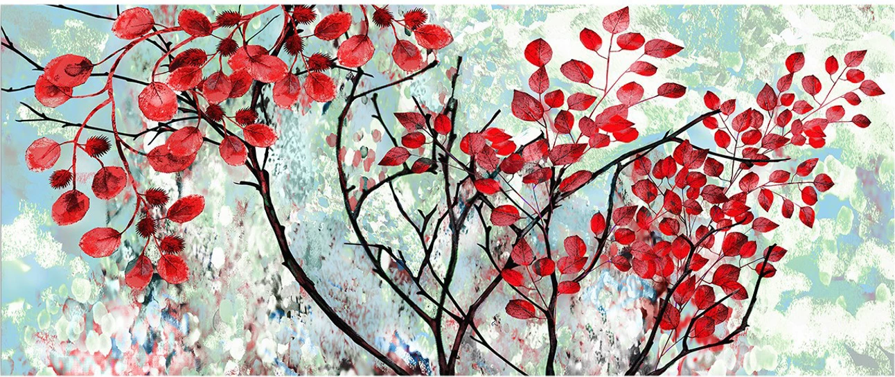 Pikturë dekorative në kanavacë, shumëngjyrëshe, YTY1085149895_50120, 50x120cm