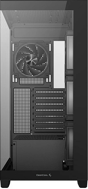Kasë Deepcool CG580 4F V2, Midi Tower, xham i temperuar, RGB, e zezë