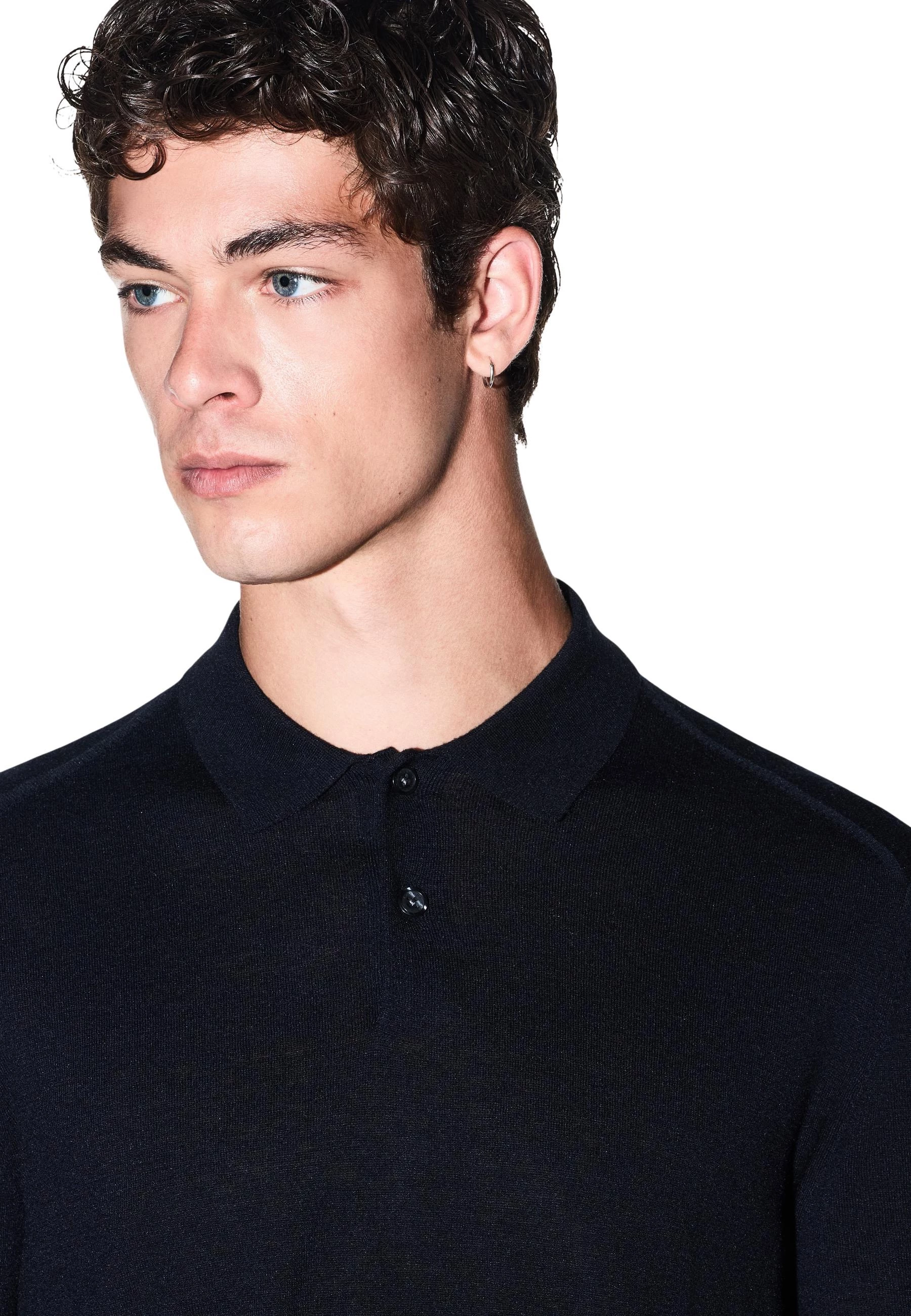 Xhemper për meshkuj Armani Exchange XM003569 AF28778, i kaltër [Madhësia: M]