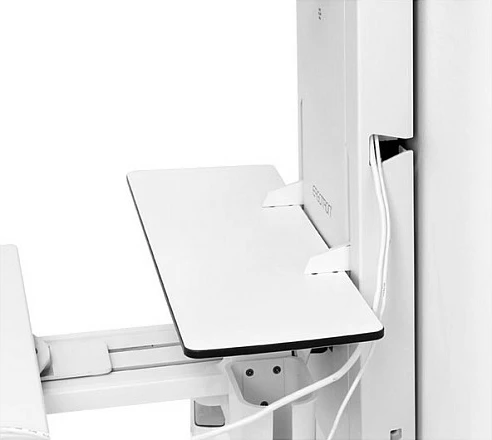 Mbajtëse muri për monitor me tabaka tastiere Ergotron 61-080-062, deri 24", VESA 75x75/100x100, 15 kg, e bardhë