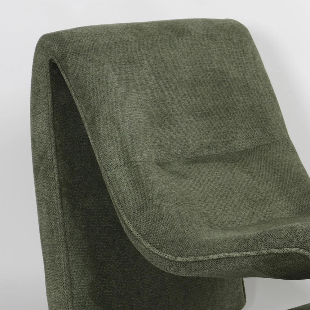 Karrige e ulët Flow, ngjyrë ulliri, 65x91x76cm