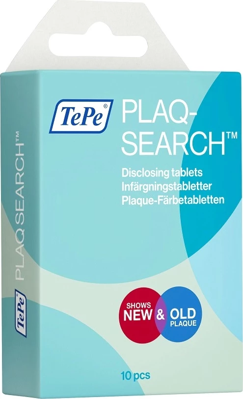 Tableta për zbulimin e pllakës dentare TePe PlaqSearch 10 tableta
