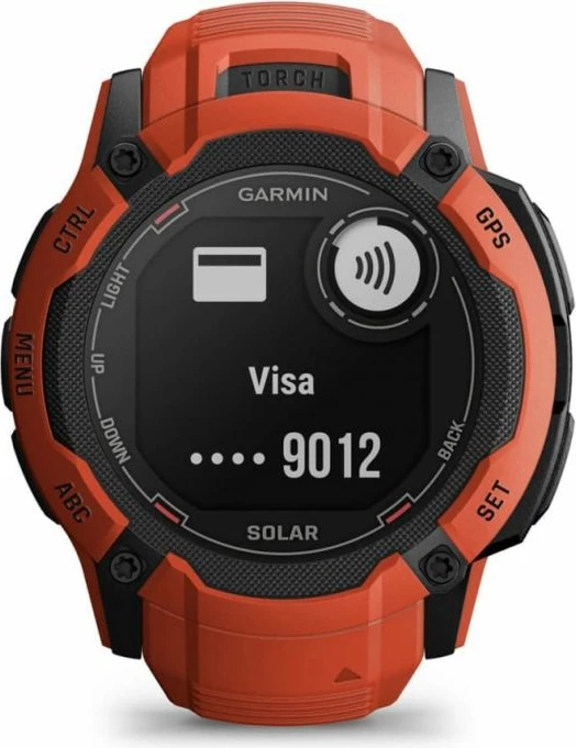 Orë sportive Garmin për femra e meshkuj, e kuqe