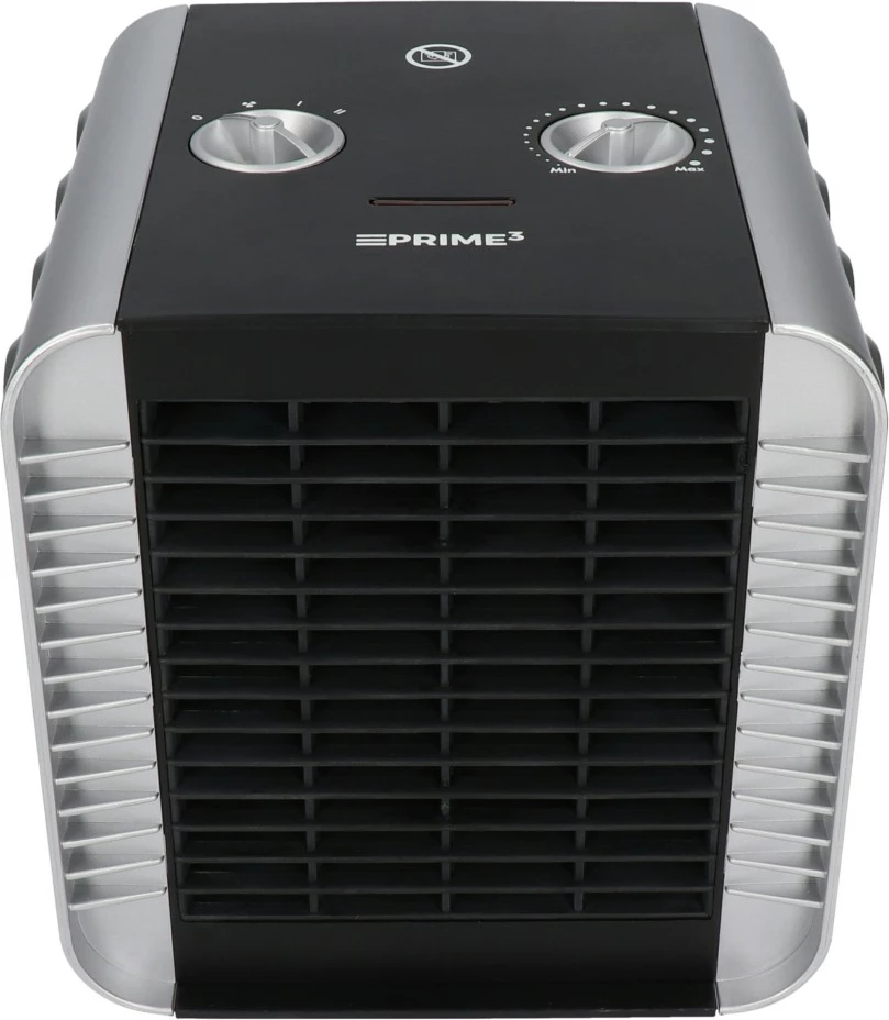 Nxehtëse me ventilator PRIME3 SFH81SL 1500W me element qeramik PTC, 2 nivele 1500/750W, termostat, gri