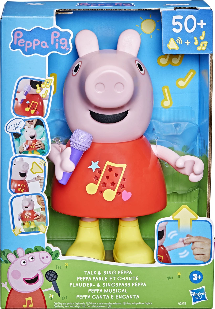 Kukulla Peppa Pig që Flet dhe Këndon