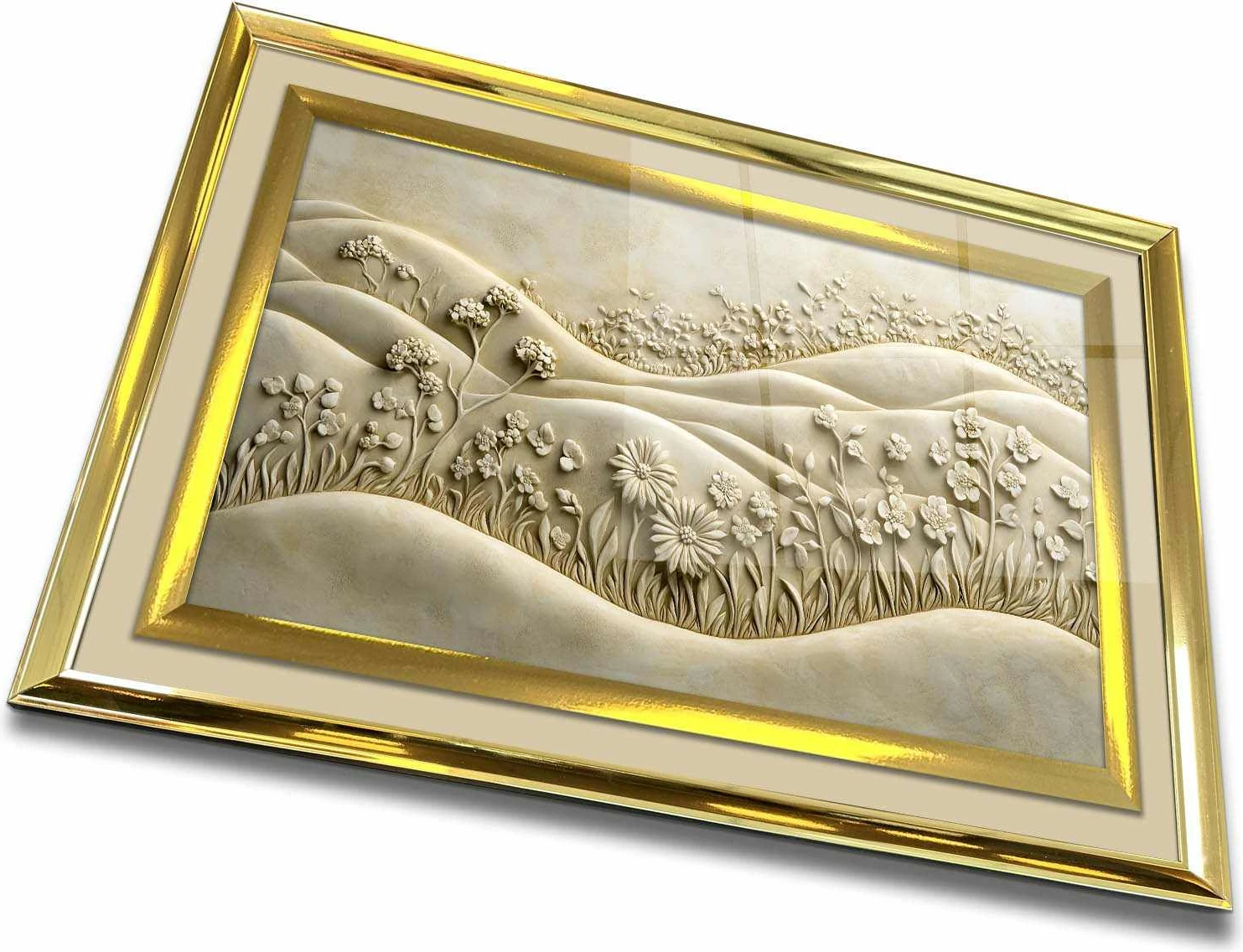 Pikturë dekorative me kornizë, shumëngjyrëshe, Wallity, 4363Kromaltınct - 026, 43x65cm