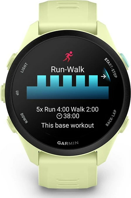Smartwatch Garmin Forerunner 70, AMOLED 1.2", GPS, rrip silikoni, Lime