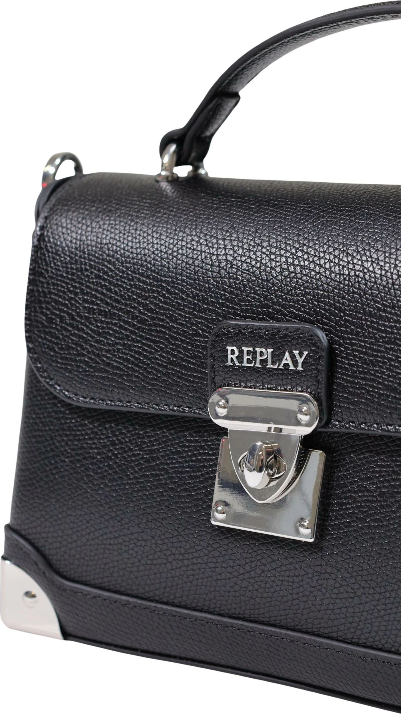 Çantë krahu Replay FW01A2.000.A7243S për femra, e zezë