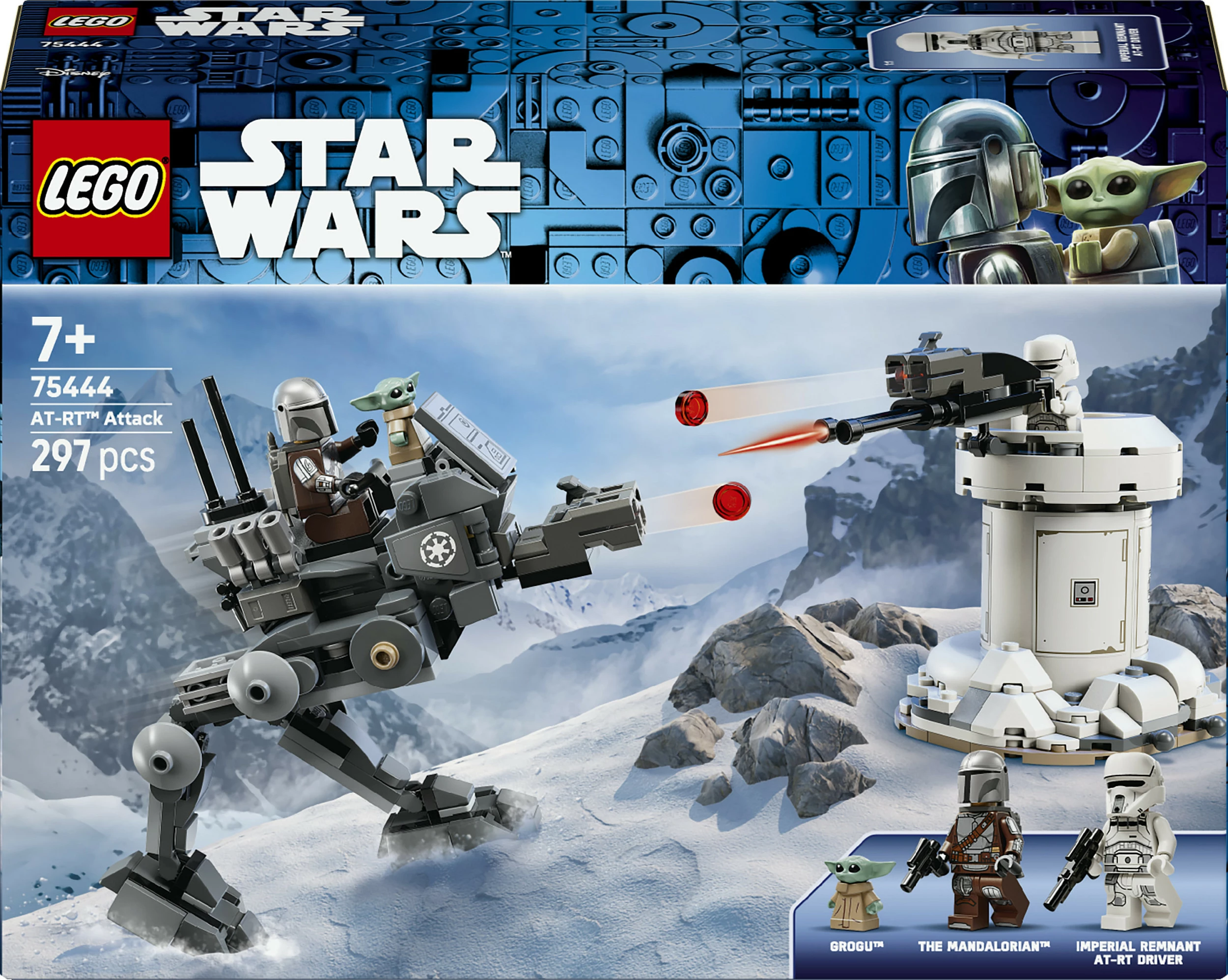 Set ndërtimi LEGO Star Wars 75444 AT-RT Attack, 297 pjesë, shumëngjyrësh