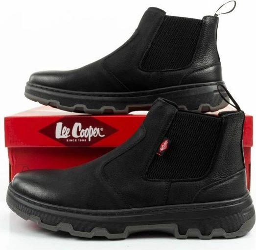 Çizme Chelsea për meshkuj Lee Cooper, të zeza