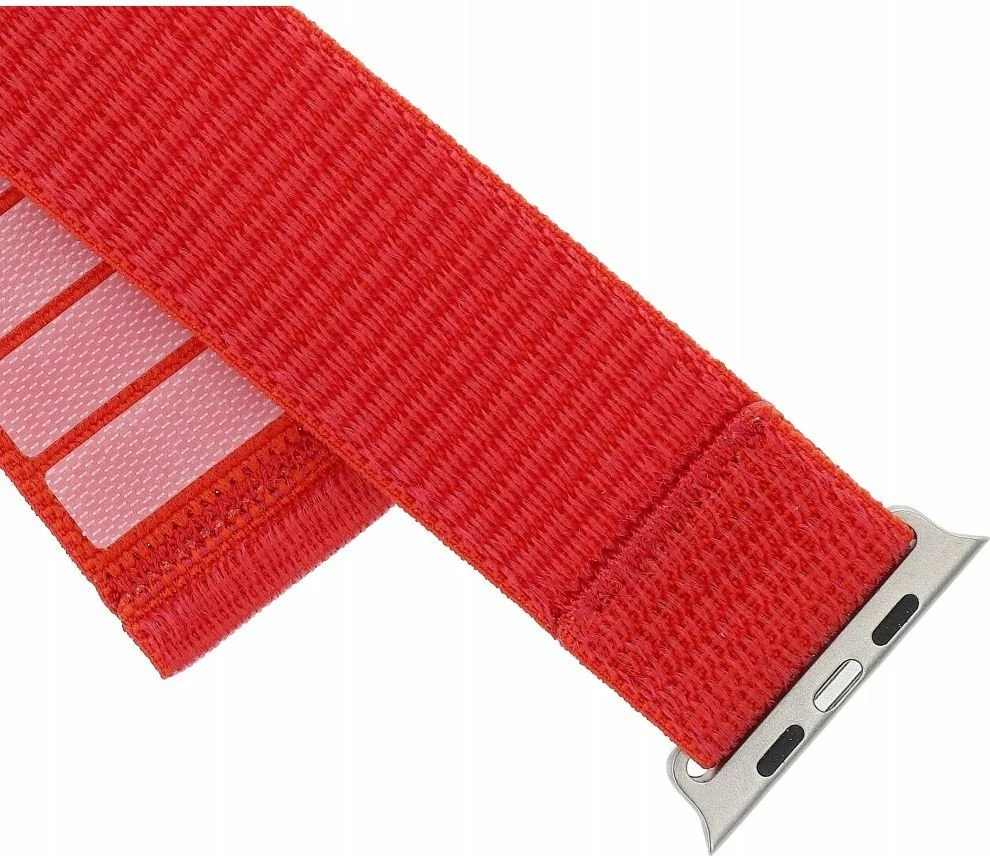 Rrip najloni sport për Apple Watch Fixed FIXNST2-436-RD 38/40/41mm, 160-210 mm, i kuq