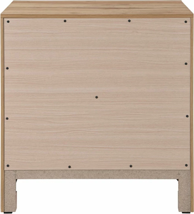 Komodinë natyrale me 2 sirtarë, 58x41x62