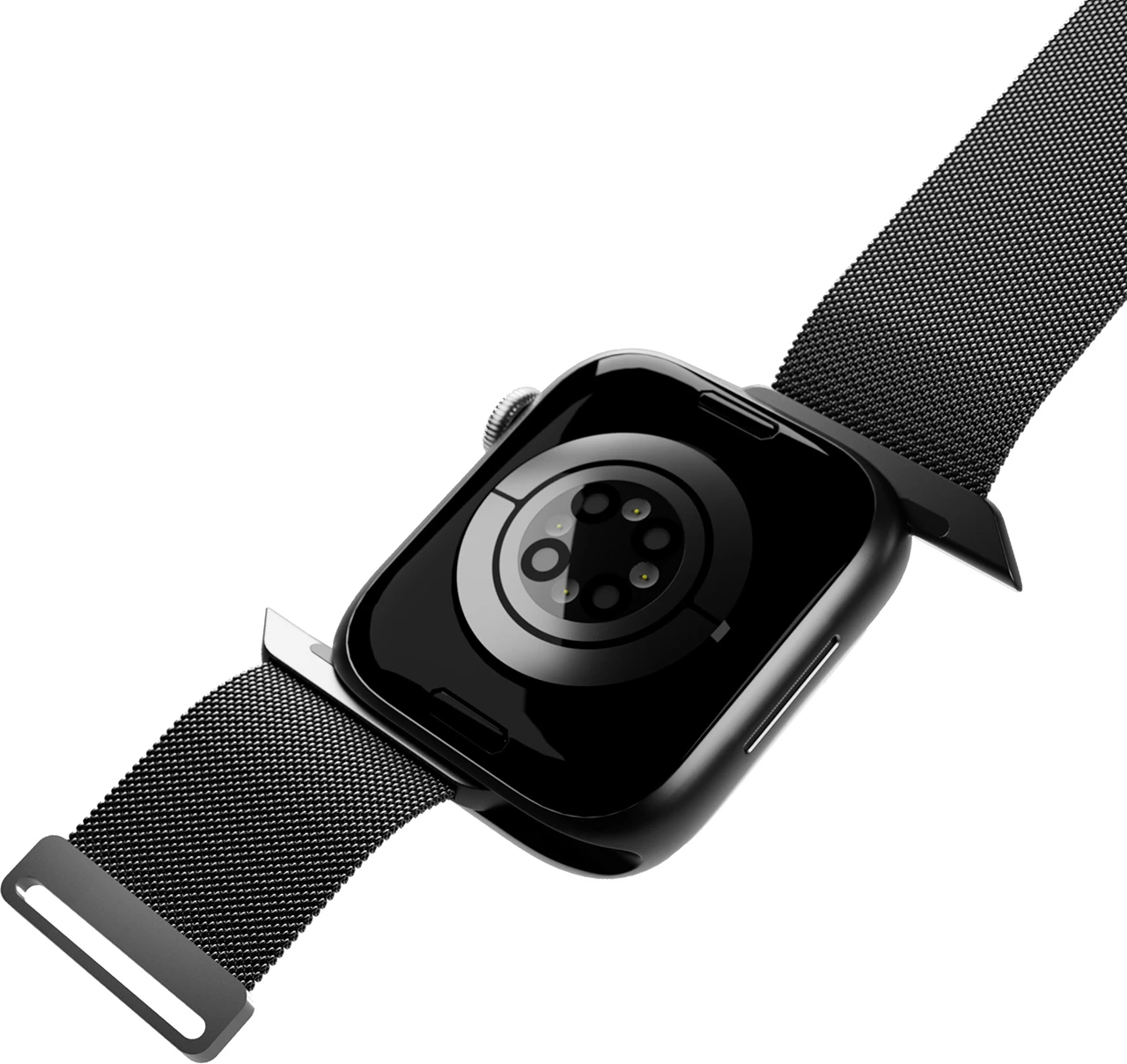 Rrip Milanese për Apple Watch Puro, për 42-44-45-49mm, i zi