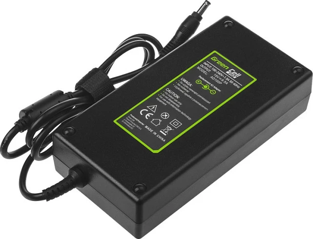Adapter rryme për laptop Green Cell PRO 19V 9.5A 180W, i zi