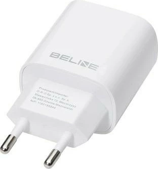 Karikues muri Beline BLN2CB20, 20W, 1x USB-C, 1x USB-A, Bardhë