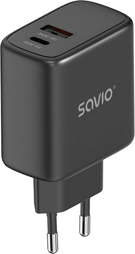 Karikues SAVIO LA-06/B USB Quick Charge Power Delivery 3.0 30W, i zi