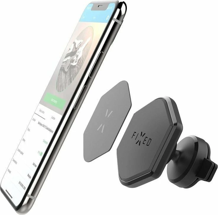 Mbajtës magnetik për celular Fixed Icon Flex FIXIC-FLEX-BK, i zi, set