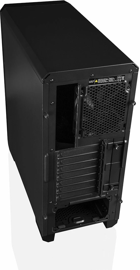 Kasë Modecom Oberon Pro Silent AT-OBERON-PS-10-000000-0002 Midi Tower ATX me izolim zëri, pa furnizues rryme, pa dritare, e zezë