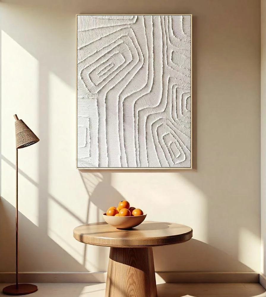 Pikturë dekorative Earth Divine, kanavacë, ngjyrë bezhë-natyrale, 75x100x4 cm