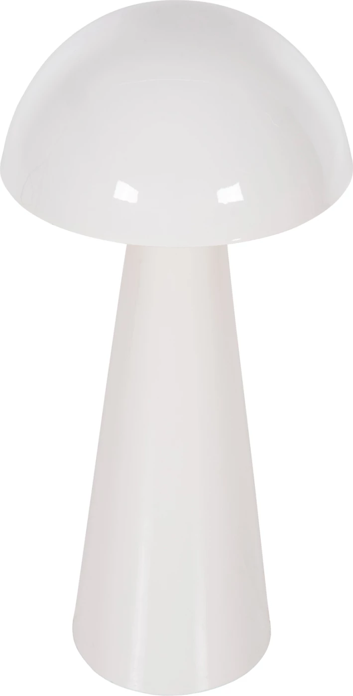 Llambë tavoline SMUSH FH4258.03 metalike, ngjyrë e bardhë, kapak rrotullues, Φ32,5x69H cm