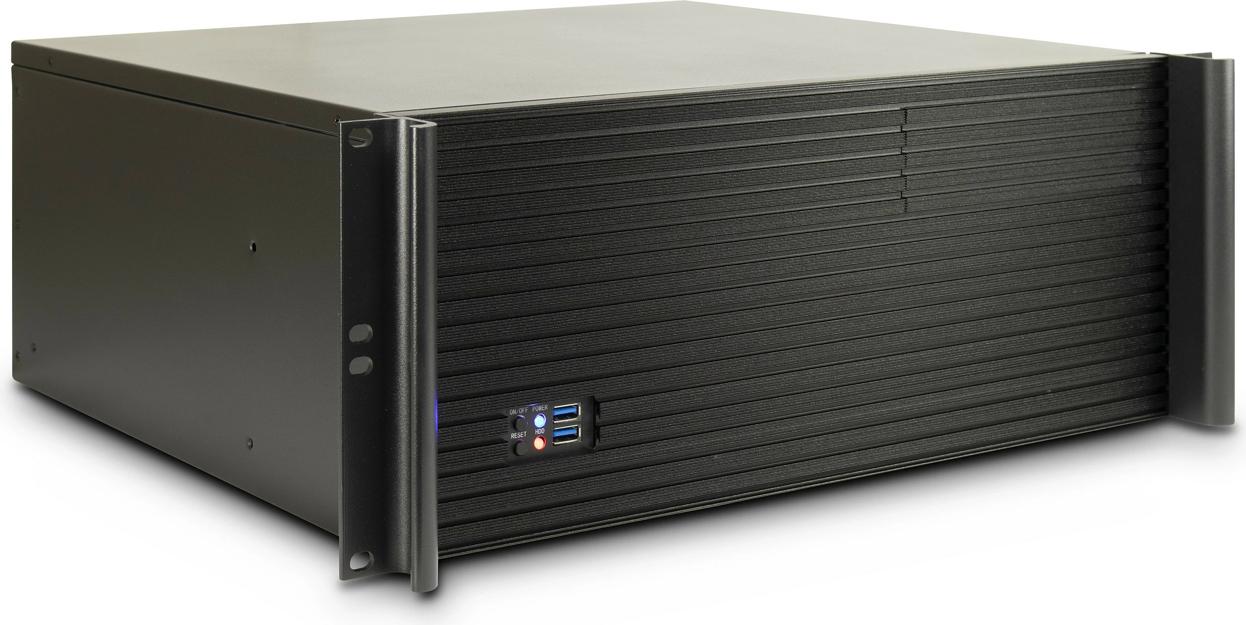 Kasë server Inter-Tech IPC 4U-K-439L, 4U/4HE, 19", pa PSU, e zezë