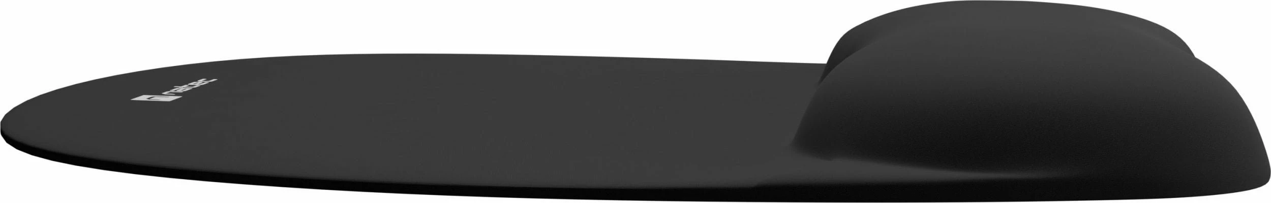 Mauspad ergonomik Natec Chipmunk NPF-0784 me jastëk memory foam, 19.5 cm, e zezë