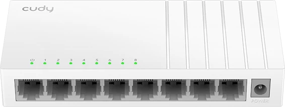 Switch desktop 8-portësh, 10/100 Mbps, FS108D, i bardhë
