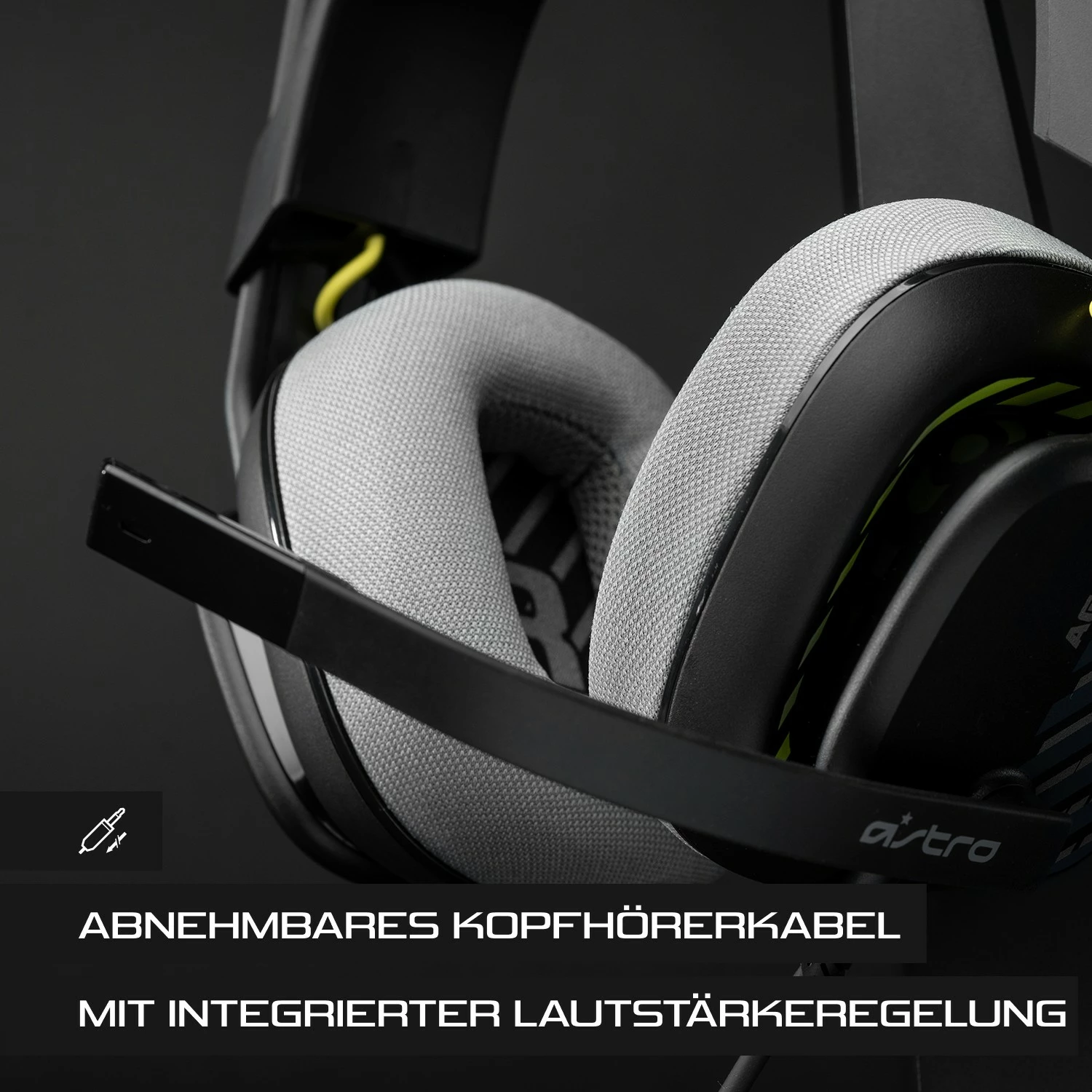 Kufje gaming Logitech Astro A10 Gen 2, me kabllo 3.5mm, e zezë