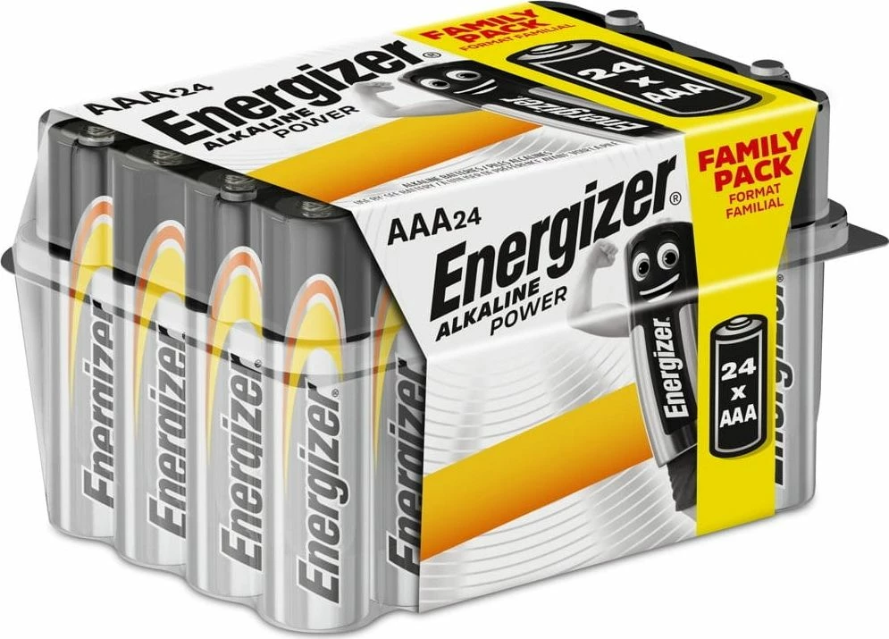 Bateri alkaline Energizer AAA/LR03 1.5V, paketë 24 copë