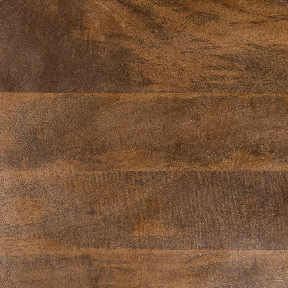 Tavolinë kafeje Pencil 87, dru arre, këmbë të zeza, 87x87x45