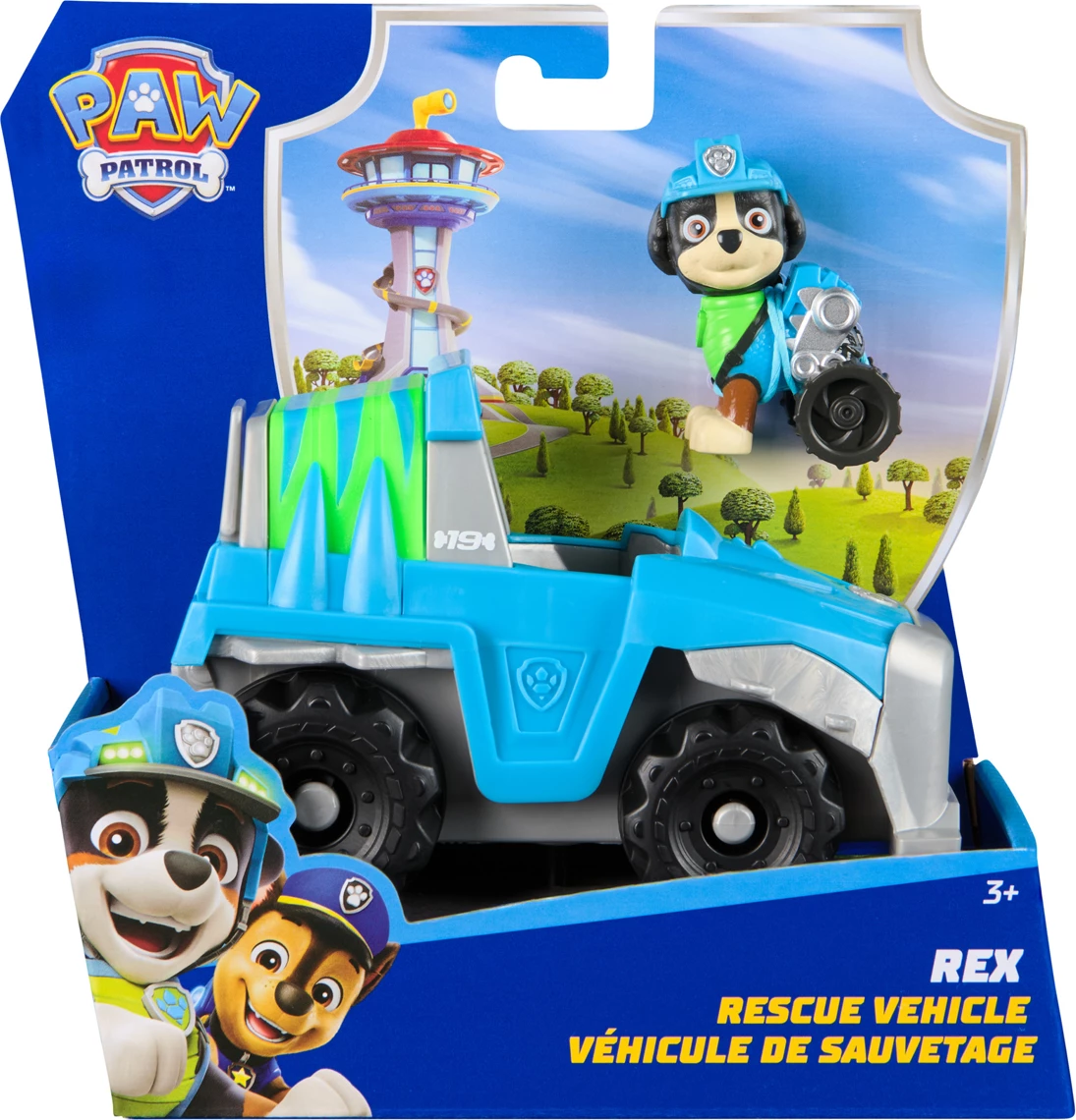 Paw Patrol Rex's Rescue Vehicle and Figure