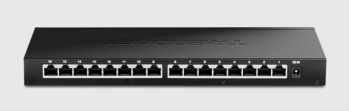 Switch TRENDnet TEG-S3160, 16x 2.5G Ethernet, Unmanaged, Desktop/Rack, i zi