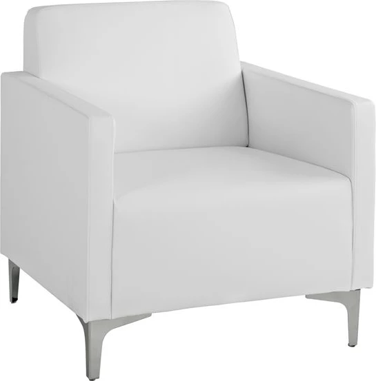 Fotel Nellie FH3159.12, ngjyrë e bardhë PU, 64x71x71cm