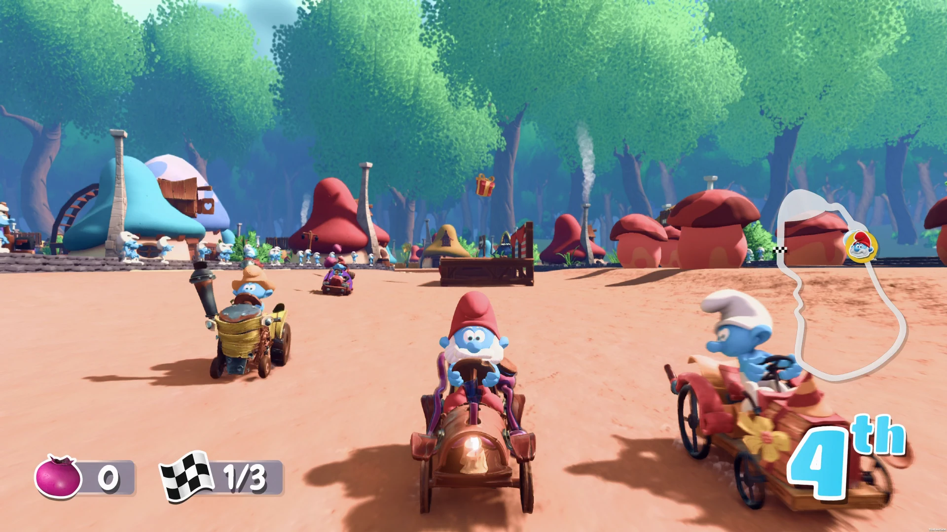 Video lojë Microids The Smurftastic Collection, Nintendo Switch, 3 lojëra në 1
