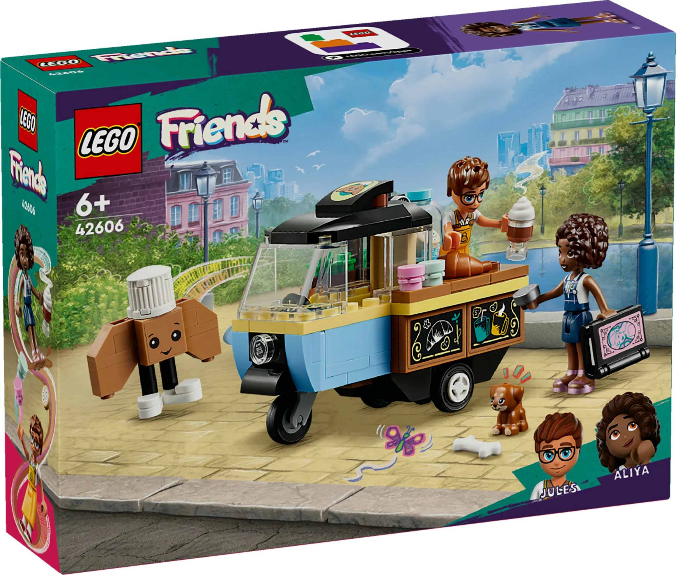 Set ndërtimi LEGO Friends 42606 Rollendes Café, shumëngjyrësh
