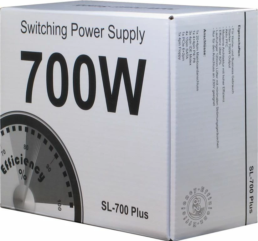Furnizues rryme PC Inter-Tech SL-700 Plus 700W ATX, PFC aktiv