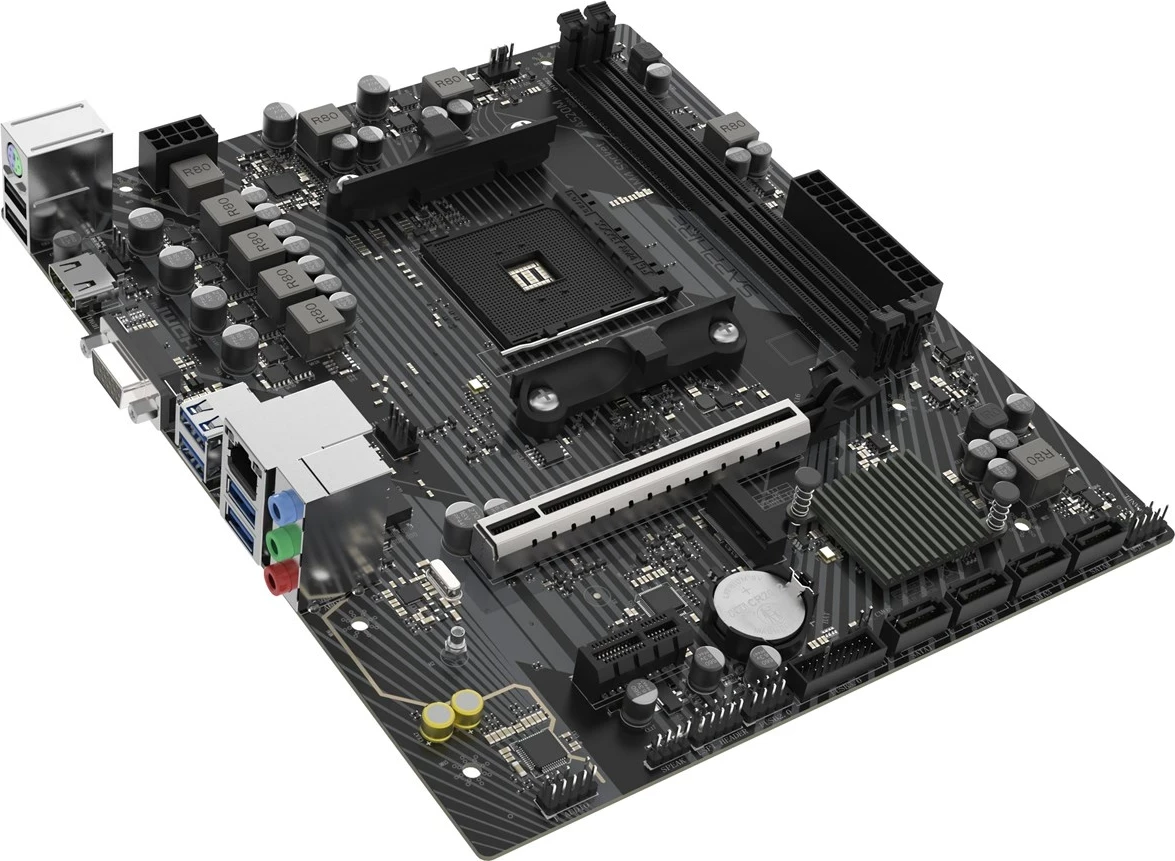 Pllakë amë Sapphire A520M-E, Socket AM4, micro ATX, e zezë