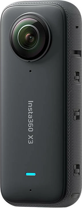 Kamerë aksion Insta360 X3 All-Purpose Kit, 360°, 5.7K, set me selfie stick, bateri rezervë, e zezë